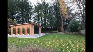 Building A Timber Frame Cabin, Groundworks and Decking - Timelapse