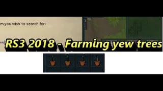 RS3 2018 - Worst tree farming guide ever