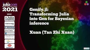 Genify.jl: Transforming Julia into Gen for Bayesian inference | Xuan (Tan Zhi Xuan) | JuliaCon2021