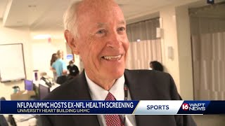 Former NFL Pros welcomed at UMMC in Jackson as part of the NFLPA's free health screenings