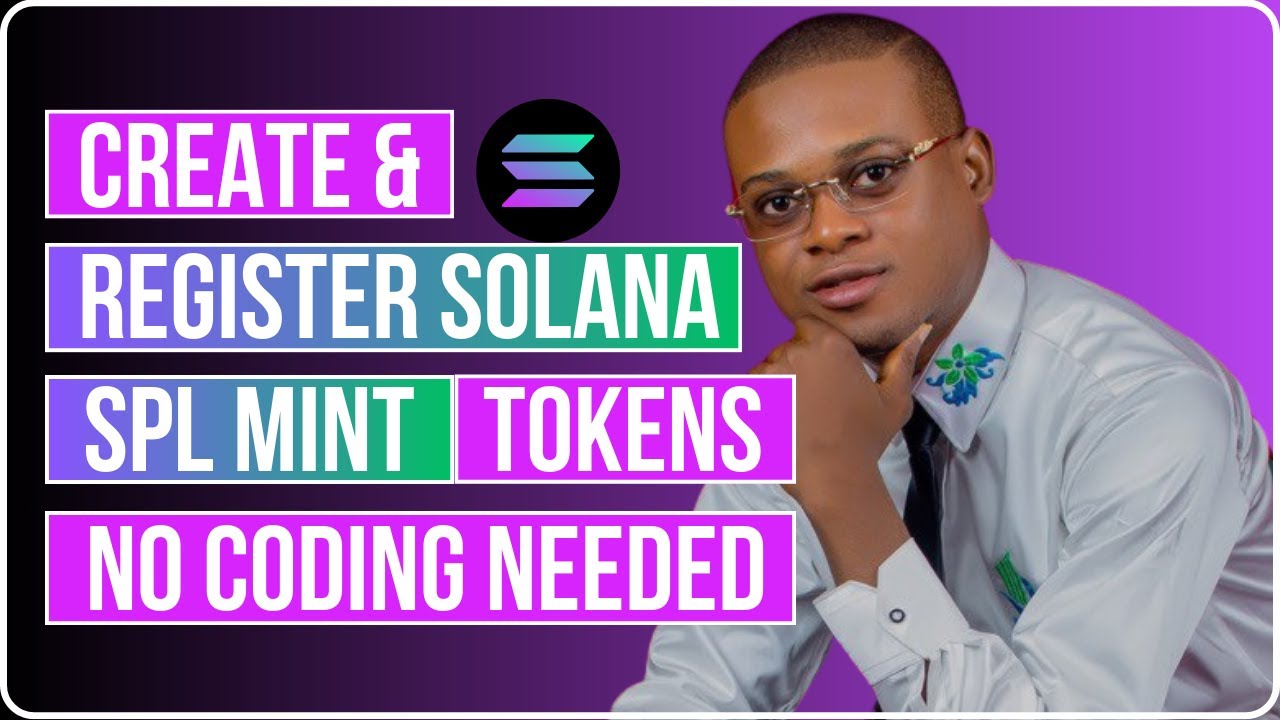 Create & Register Solana SPL Mint Tokens - No Coding Needed