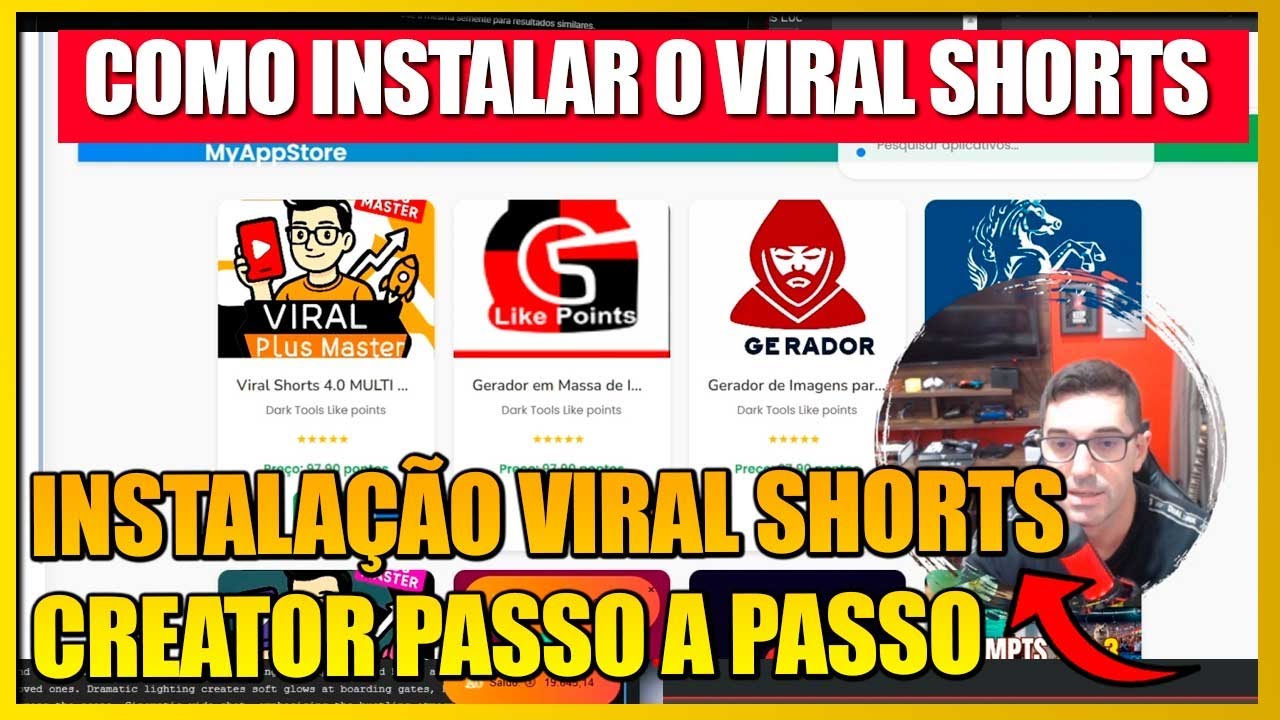 Tutorial como baixar e instalar o Viral shorts CreATOR PASSO A PASSO ...