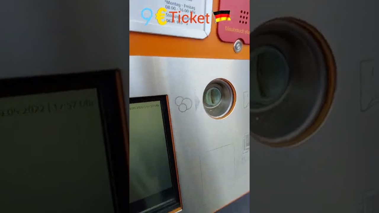 How to buy 9€ ticket in Germany 🇩🇪 by automat / shorts / Rose World