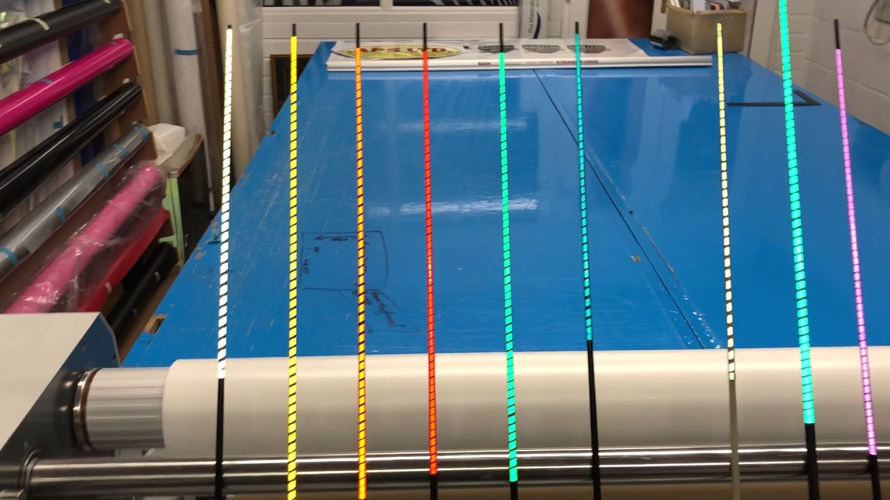 Mighty Bright reflective sea fishing tip tape Full range 2017 YouTube