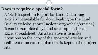erosion and sediment control plan issues