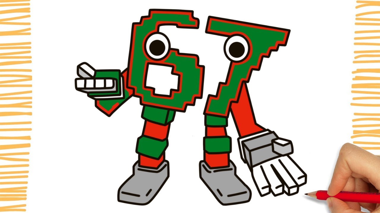 How To Draw 67 ( CHRISTMAS ) I BRAINROT I Easy