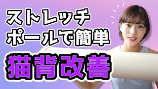 【肩こり解消】簡単すぎる！ストレッチポールで肩甲骨ほぐし