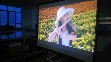 XY screens Newest Double sided projection screen/front and rear fast folding projector screen