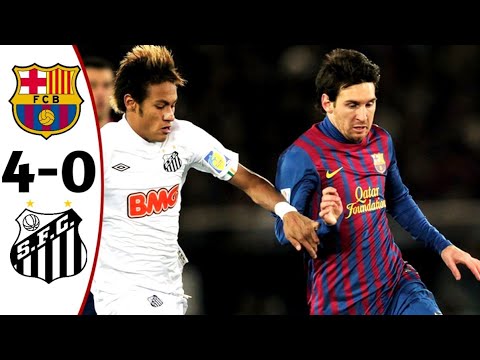 Barcelona 4 x 0 Santos (Messi x Neymar) ○ 2011 Club World Cup Final  Extended Goals & Highlights HD 