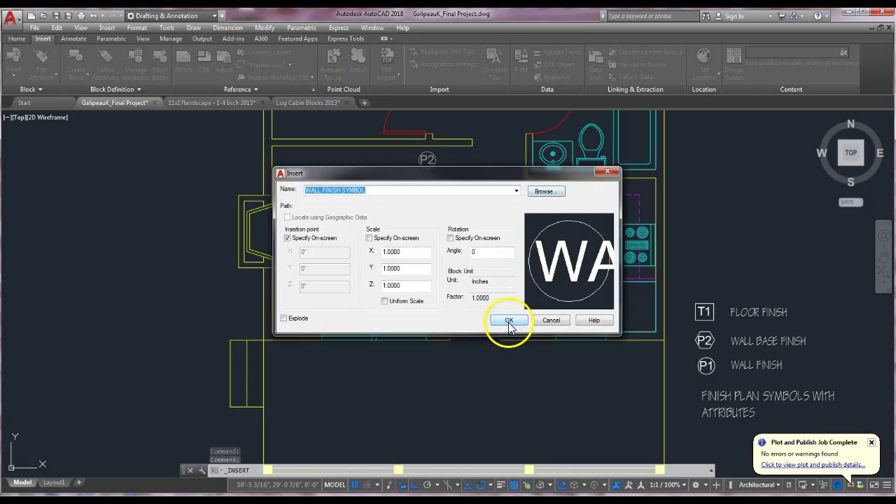 Final Project Tutorial 4 Base Plan Block and Layout Setups - YouTube