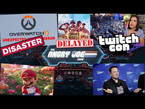 AJS News – Overwatch 2 LAUNCH DISASTER, MARIO Voice, COH3 Delay, ELON TO BUY Twitter, TwitchCon 2022