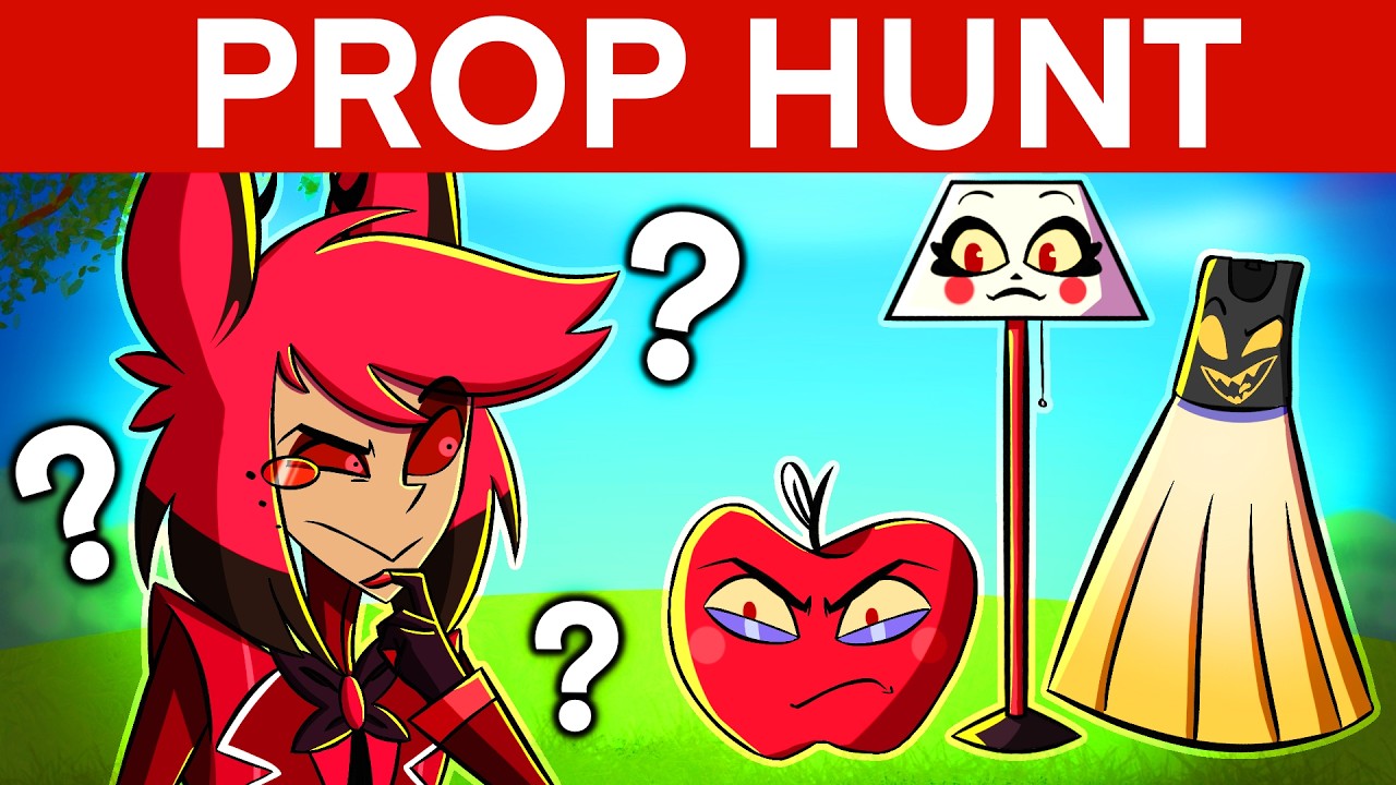 Hazbin Hotel Characters Play PROP HUNT and It Gets Weird!