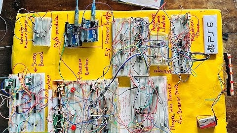 Multi-Player Quiz machine  and Reaction Timer | EEE 304 Project | BUET EEE 17