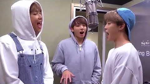 BTS MEMORIES 2017 FESTA RM JK JM RECORDING BOY IN LUV FIRE DOPE