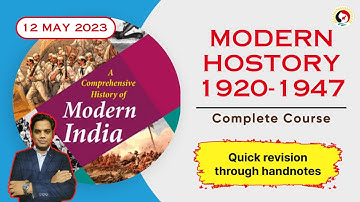 Complete Modern History revision for UPSC 2023 | DEVRAJ VERMA | Adhisthan IAS | UPSC Revision Series