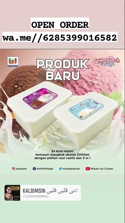 Kami agen es krim miami luwu timur..toko linda pasar wawondula