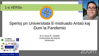 Spertoj pri universitata eo instruado en Venezuelo antaŭ kaj dum la pandemio
