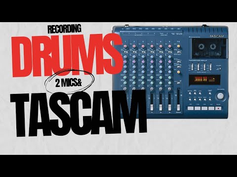 Recording Drums with 2 Mics and a Tascam Portastudio 424mkiii