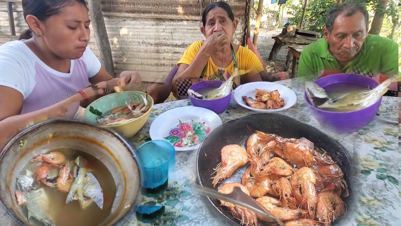 Dios mio que rico El caldo de marisco dijeron todos asi disfrutamos en familia 🤯🦐🐟🦀