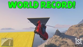 WORLD RECORD (3.01.606) GTA 5 Online Plummet Stunt Race
