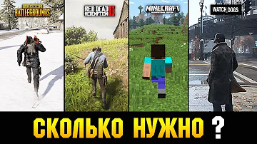 😱СКОЛЬКО НУЖНО ВРЕМЕНИ, ЧТОБЫ ПРОБЕЖАТЬ ВСЮ КАРТУ В РАЗНЫХ ИГРАХ ? ТЫ ОФИГЕЕШЬ .