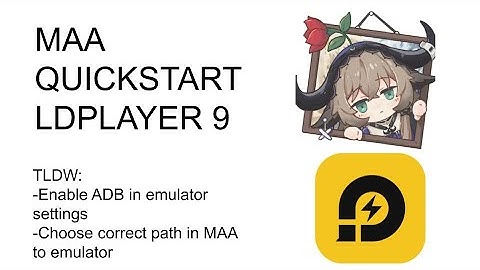 MAA QUICK STARTUP (LDPLAYER 9)