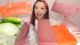 I got an upset stomach after eating raw fish for the first time in