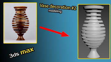 decorative vase wood #2