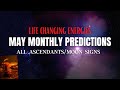 May 2022, Monthly Predictions for all the Ascendants- Major transit & concrete results-Life Changing