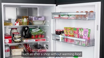 Understanding the different settings on your Fridge Freezer display | AEG