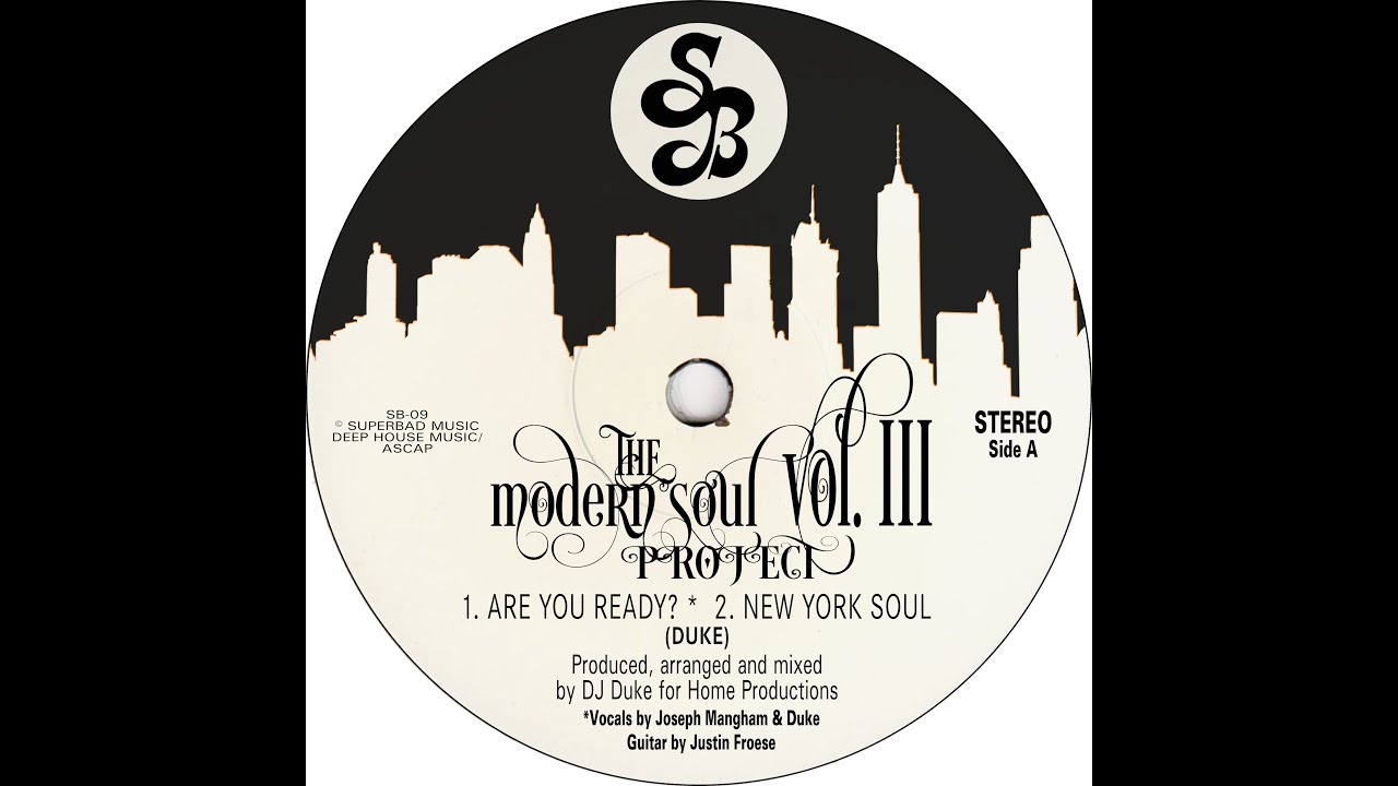 DJ Duke presents The Modern Soul project Vol.3 Are You Ready