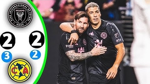 Lionel Messi is Back - Inter Miami vs Club America 2-2 (3-2 Pens) Extended Highlights & Goals 2025