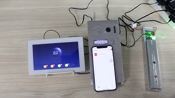 JeaTone Smart Video Doorbell  Video Door phone IntercomWith fingerprint unlock function 86721+842110