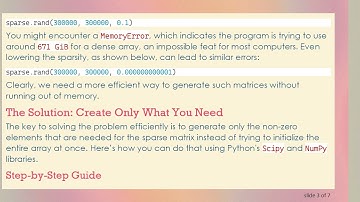 Creating a 300,000 x 300,000 Sparse Matrix in Python: An Efficient Guide