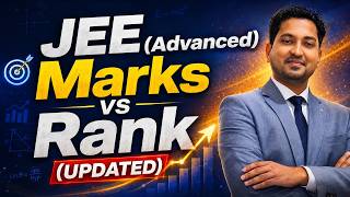 JEE Advanced 2026 Marks vs Rank Detailed Analysis | Safe Score for IITs & Cutoff 🔥 #jeeadvanced2026