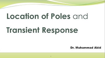 LCS 22a - Location of poles and transient specifications for second order systems