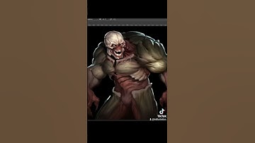 My Hell Knight tutorial is out! #fanart #tutorial #digitalart #monster #doom #photoshop #gameart