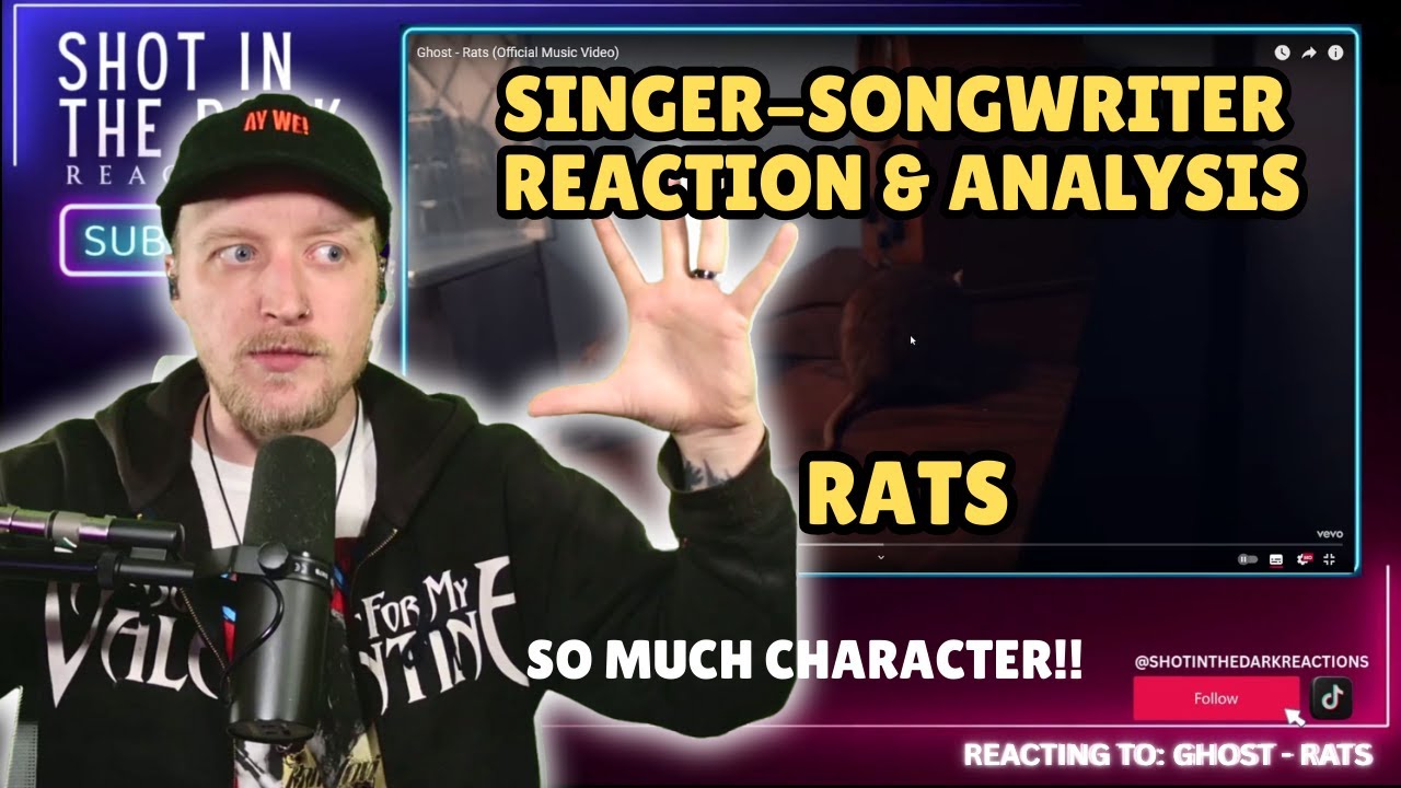 SO MUCH CHARACTER! | @thebandghost - RATS! | SINGER SONG WRITER FIRST TIME REACTION