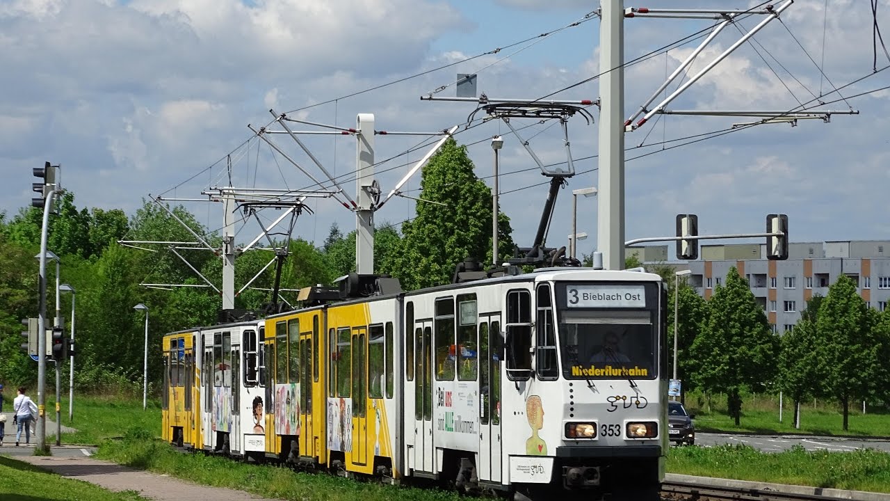 Mitfahrt im Tatra KT4DMC der Gerarer Verkehrsbetriebe