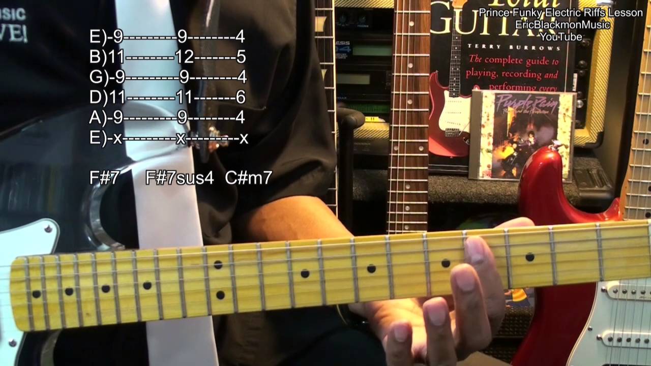 Prince Style Funky Electric Guitar Riff 4 FunkGuitarGuru Funk YouTube