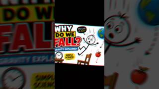 Why Do We Fall? | Gravity Explained with Stickman | 45 Seconds Science