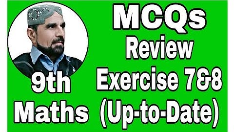 MCQs review exercise 7 class 9 unit 6 🤔 linear equations unit 7 maths | sir abbas#abbasmaths