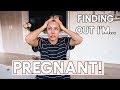 Finding Out I'm Pregnant *EMOTIONAL* Pregnancy Test