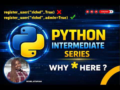 Python * in Function Parameters  Easy Tutorial for Beginners | Richel Attafuah