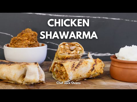 Authentic Chicken Shawarma At Home With Homemade TOUM