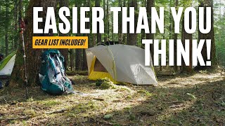 What You NEED For Your First Backpacking Trip (GEAR LIST INCLUDED) by Emory, By Land 3,098 views 2 years ago 6 minutes, 14 seconds