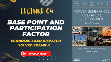 Base point and participation factor | Solved Example |Economic Load Dispatch #Brain_Boost_Education