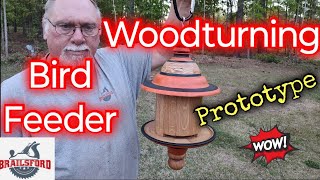 How to Make a Wood Turned Bird Feeder