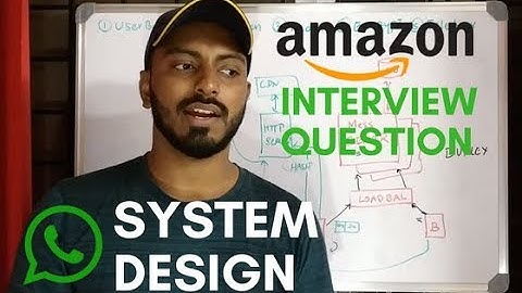Whatsapp System design or software architecture