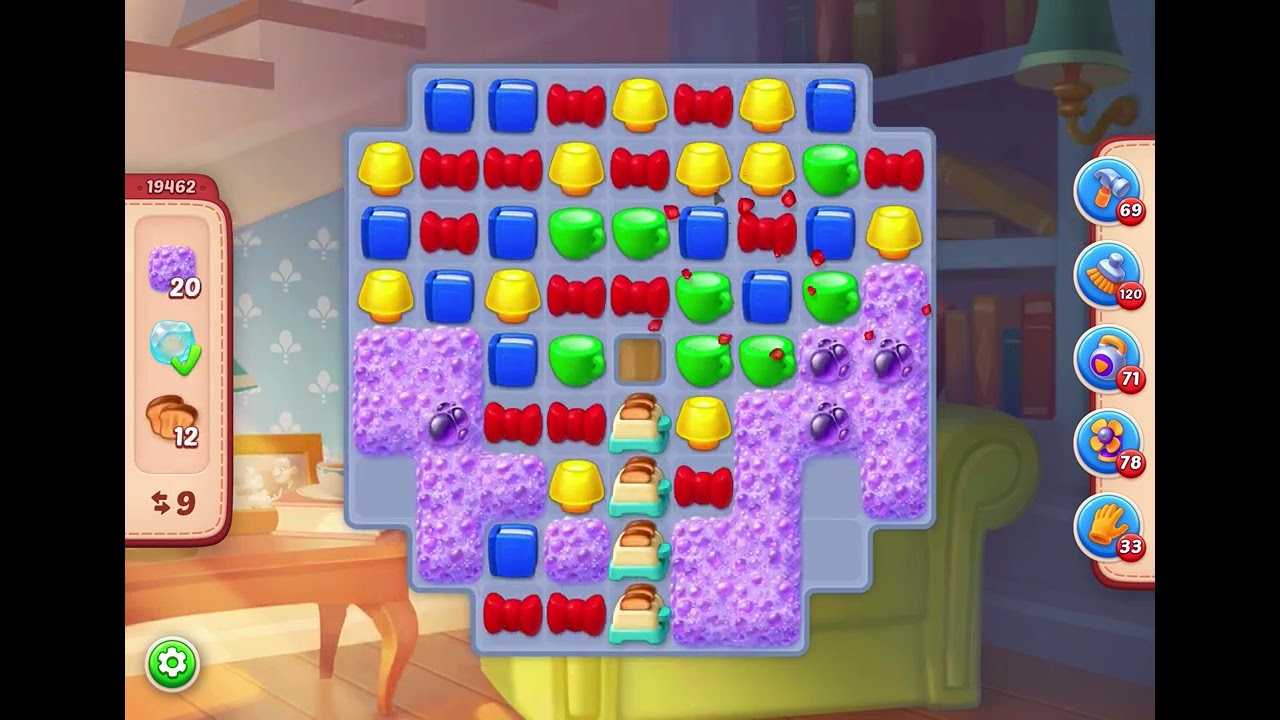 HomeScapes Level 19462 no boosters 